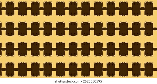 Seamless Pattern of Cute Brown Bears – Cartoon Animal Background
