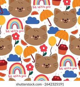 desenho animal em fundo branco para papel de parede e papel de presente wrap