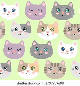 Patrón sin inconvenientes con tiras de dibujos animados lindas ilustraciones vectoriales