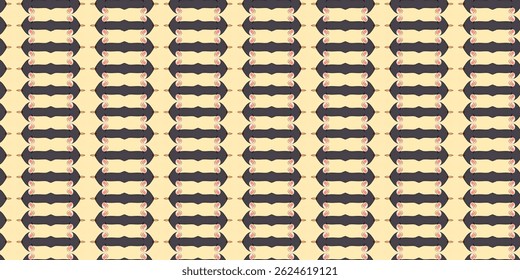 Seamless Pattern of Cute Cartoon Penguins in Rows – Repeating Animal Design