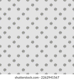 seamless pattern cute childish. seamless pattern with flowers. For fashion fabrics, baby clothes, t-shirts, cards, templates and scrapbooking. neutral color pattern. spring pattern.