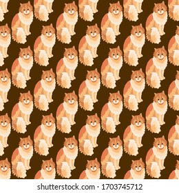 Patrón sin inconvenientes con gatos adorables y coloridos. Textura animal creativa. Idea para tejidos, textiles. Ilustración vectorial