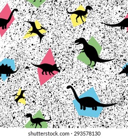 90s dinosaur pattern