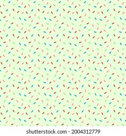 Seamless pattern Cute donut Spinkles design background for wallpaper, wrapping, paper, fabric. Vector illustration.