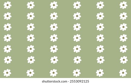 Seamless pattern with cute flower. Seamless floral pattern, Abstract nature, Beautiful botanical design.