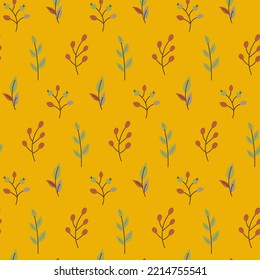 Patrón sin foco de flores lindas. Antecedentes de caricatura amarilla. Para textiles, tela, postal, póster