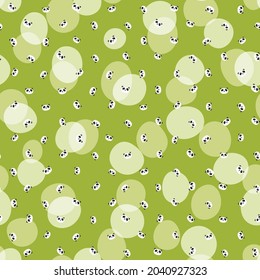 Seamless pattern with cute panda on color background. Funny asian animals. Card, postcards for kids. Flat vector illustration for fabric, textile, wallpaper, poster, gift wrapping paper.