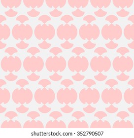 seamless pattern cute pink abstract vector