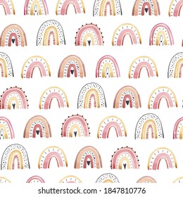 diseño sin inconvenientes adorable arcoíris , colores pastel, diseño infantil