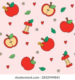 Seamless pattern and cute
