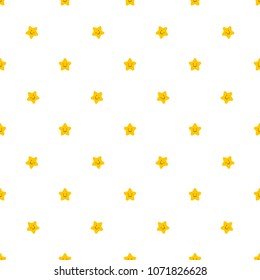 seamless pattern with cute stars