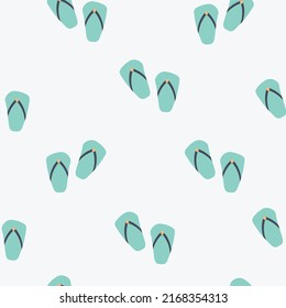 seamless pattern with cute summer beach background