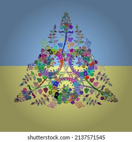 Seamless pattern cute super abstract and nice interesting picture. Vector.