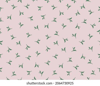 Seamless pattern with cute tea attributes in pastel colors - vector illustration, eps stock illustration