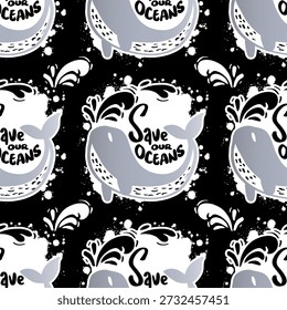 Seamless pattern and cute