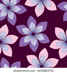 Padrão sem costura com flores margaridas no fundo claro, desenhado à mão deisy botânica padrão floral.elementos de botânica, desenhos de tinta de flores