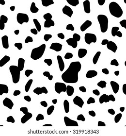 Seamless Pattern Dalmatian Spots Natural Textures Stock Vector (Royalty ...