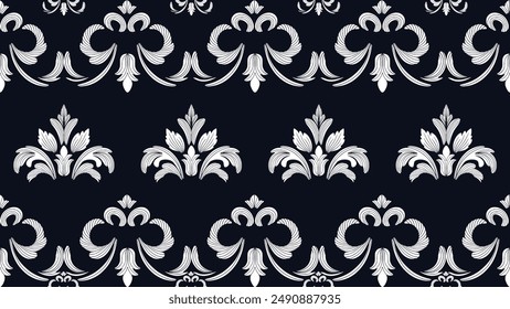 seamless pattern with damask design
