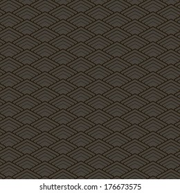 seamless pattern, dark background, geometric design, vector illustration