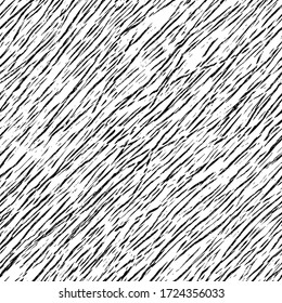 Seamless pattern. Dark irregular diagonal stripes, grunge style.