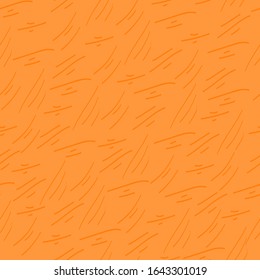 patrón impecable. naranja oscuro se pega de forma caótica sobre un fondo naranja