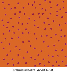 Seamless pattern with dark pink heels on a orange background. Vector illustration.