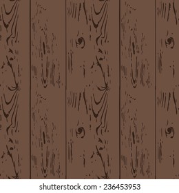 Seamless pattern with dark wood surface