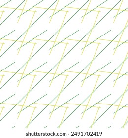 Seamless pattern of dashed lines. Vector illustration.