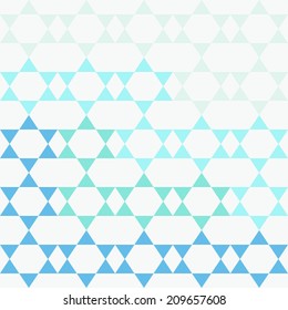 Seamless pattern with David stars. Vector illustration