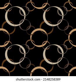 Seamless pattern decorated with chains