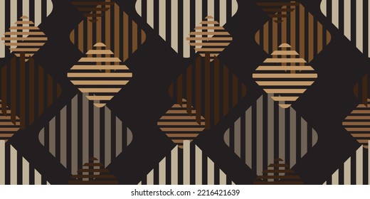Seamless pattern decorated with chains and pearls.