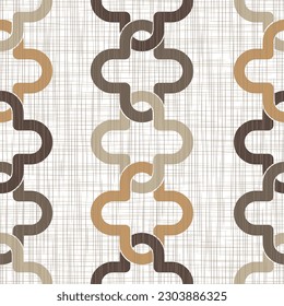 Seamless pattern decorated with precious stones, gold chains and pearls.