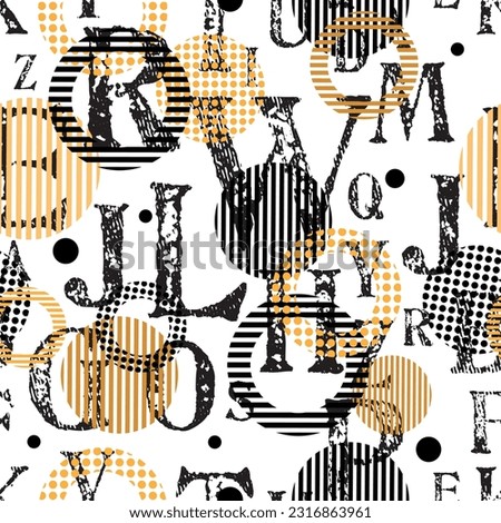 Seamless pattern decorated with precious stones, gold chains and pearls.