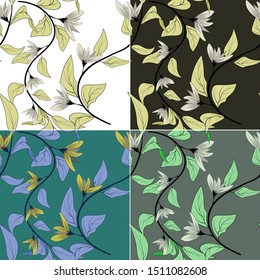 Seamless pattern for decoration design. Flower seamless pattern. Decoration element