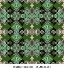 Seamless pattern decoration living design colorful