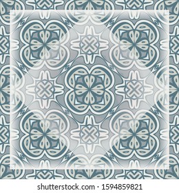 Seamless pattern for decoration. Print for paper wallpaper, tiles, textiles, neckerchief. Scarf design.