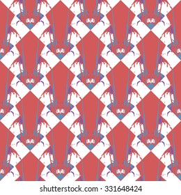 Seamless pattern for decoration. Print for paper wallpaper, tiles, textiles. Vector illustration.