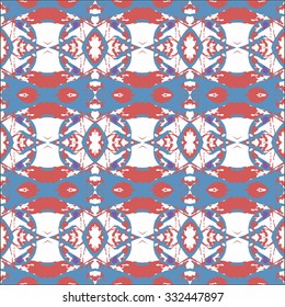 Seamless pattern for decoration. Print for paper wallpaper, tiles, textiles. Vector illustration. Hexagonal background.
