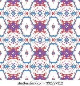 Seamless pattern for decoration. Print for paper wallpaper, tiles, textiles. Vector illustration. Hexagonal background.