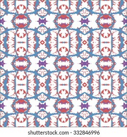 Seamless pattern for decoration. Print for paper wallpaper, tiles, textiles. Vector illustration. Hexagonal background.