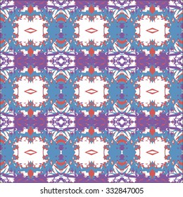 Seamless pattern for decoration. Print for paper wallpaper, tiles, textiles. Vector illustration. Hexagonal background.