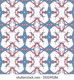 Seamless pattern for decoration. Print for paper wallpaper, tiles, textiles. Vector illustration. Hexagonal background.