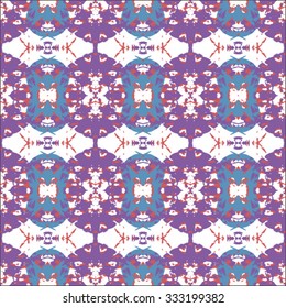 Seamless pattern for decoration. Print for paper wallpaper, tiles, textiles. Vector illustration. Hexagonal background.