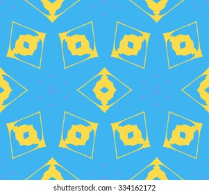 Seamless pattern for decoration. Print for paper wallpaper, tiles, textiles. Vector illustration. Hexagonal background.