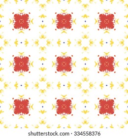 Seamless pattern for decoration. Print for paper wallpaper, tiles, textiles. Vector illustration. Hexagonal background.