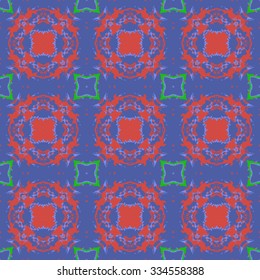 Seamless pattern for decoration. Print for paper wallpaper, tiles, textiles. Vector illustration. Hexagonal background.