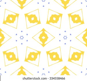 Seamless pattern for decoration. Print for paper wallpaper, tiles, textiles. Vector illustration. Hexagonal background.