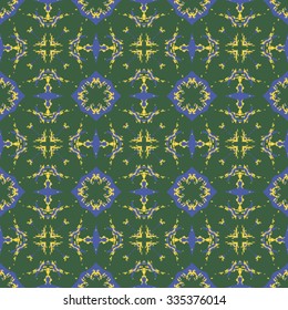 Seamless pattern for decoration. Print for paper wallpaper, tiles, textiles. Vector illustration. Hexagonal background.