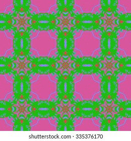 Seamless pattern for decoration. Print for paper wallpaper, tiles, textiles. Vector illustration. Hexagonal background.