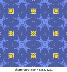 Seamless pattern for decoration. Print for paper wallpaper, tiles, textiles. Vector illustration. Hexagonal background.